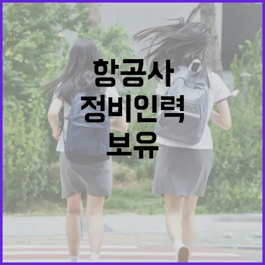 항공사 등록 정비인…