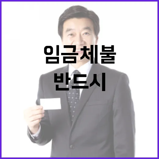 임금체불 신고 설 …