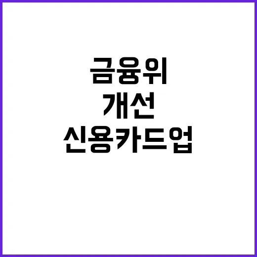 금융위 규제 개선 …