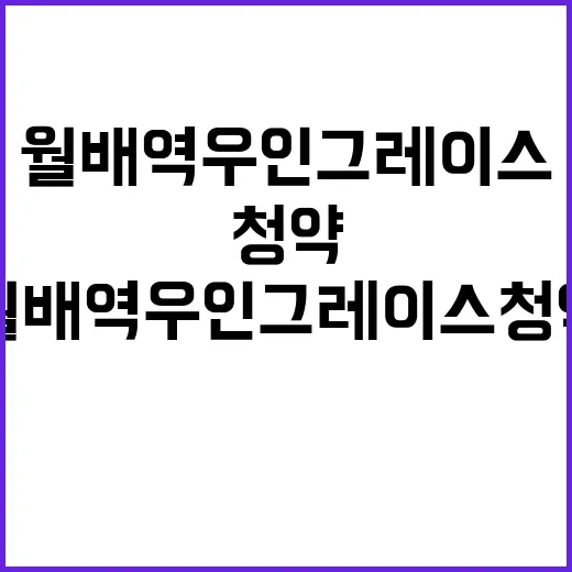 월배역 우인그레이스…