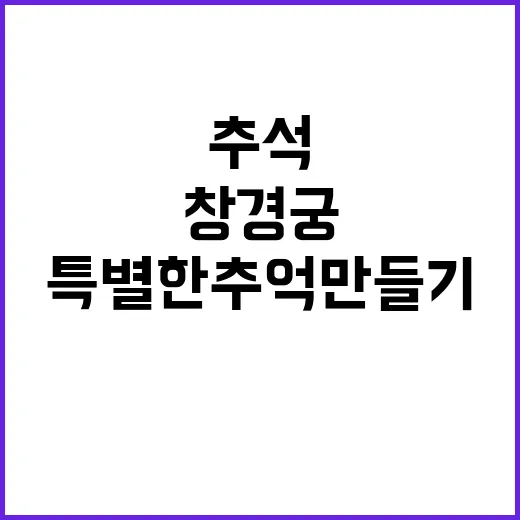 창경궁 행사 올 추…