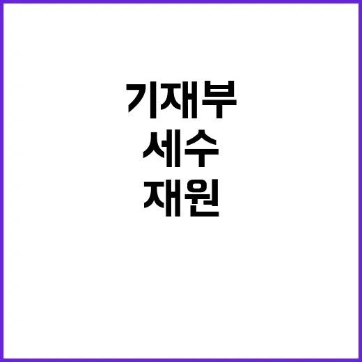 세수상황 기재부의 …