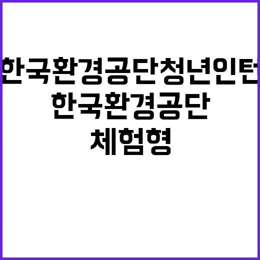 한국환경공단 청년인…