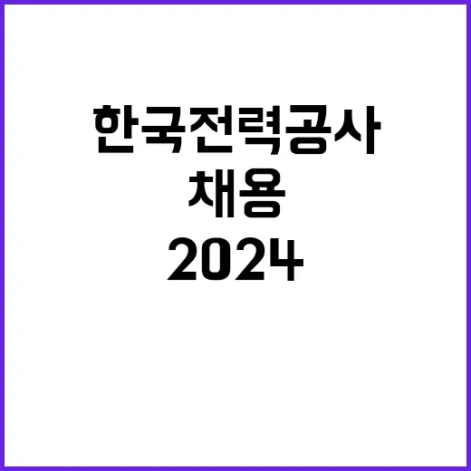 2024년도 하반기 대졸수준 채용공고