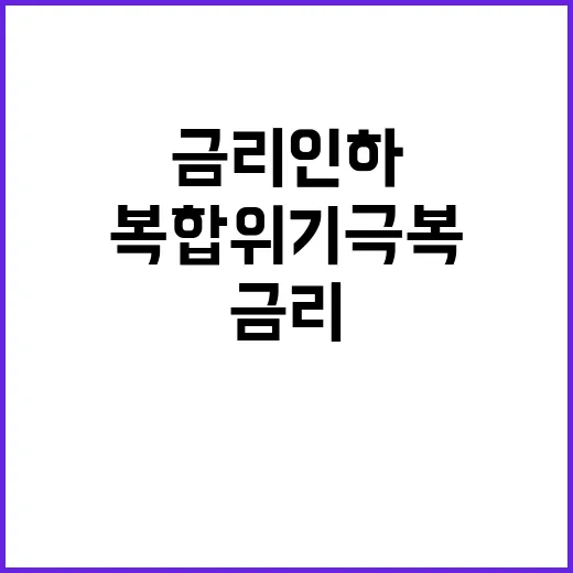 “금리 인하 글로벌…