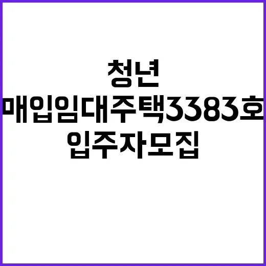 청년 매입임대주택 …