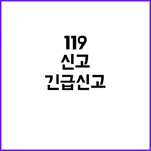 ‘119 긴급신고’ 효율성 극대화…새 계획 공개!