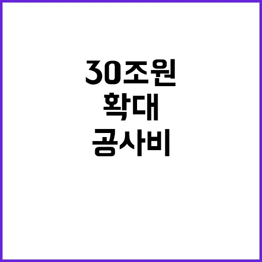 30조 원 민간투자…