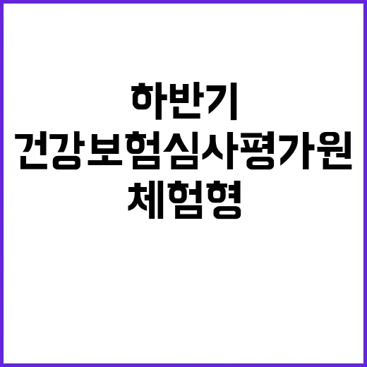 건강보험심사평가원 2024년 하반기 체험형 청년인턴 채용 공고