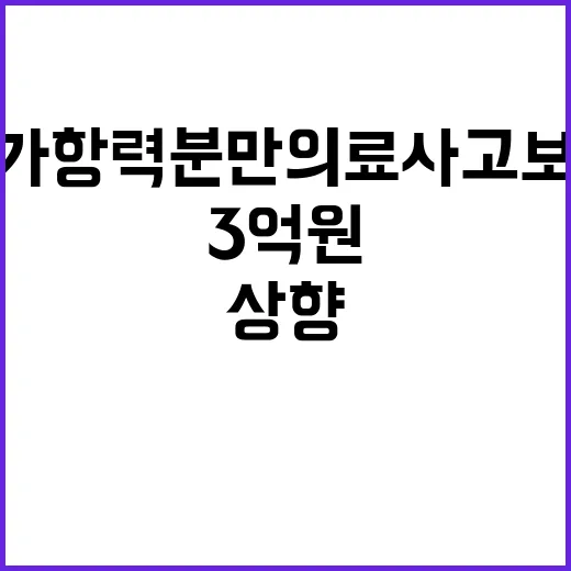 불가항력 분만 의료사고 보상 3억 원 상향!