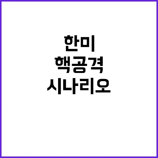 핵 공격 한미 연합…