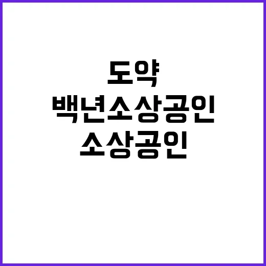 백년소상공인 100곳 글로벌 기업으로 도약한다!