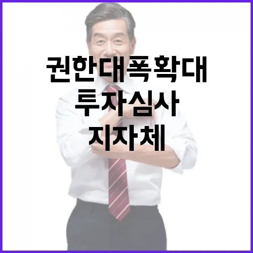 투자심사 지자체 권…