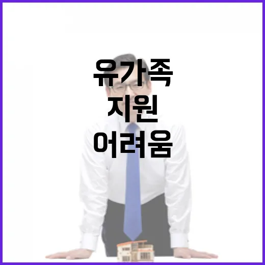 유가족 지원 어려움…