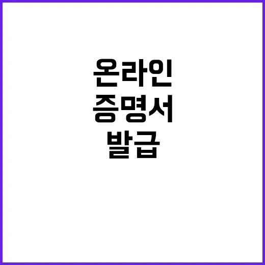 국방 증명서, 온라…