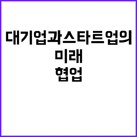 혁신기술 협업 대기…