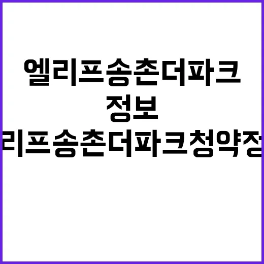 엘리프 송촌 더 파…