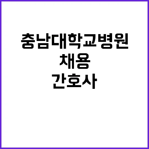 충남대학교병원 비정…