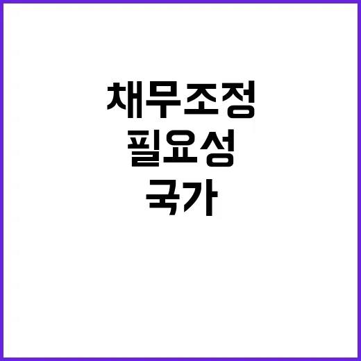 국가 총부채 적정 …