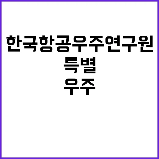 한국항공우주연구원 …