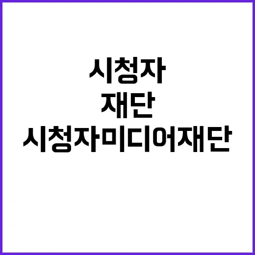 시청자미디어재단 청…