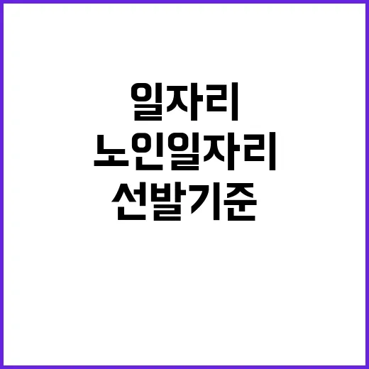 복지부 노인일자리 …