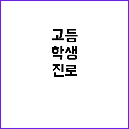 진로 컨설팅 중3·…