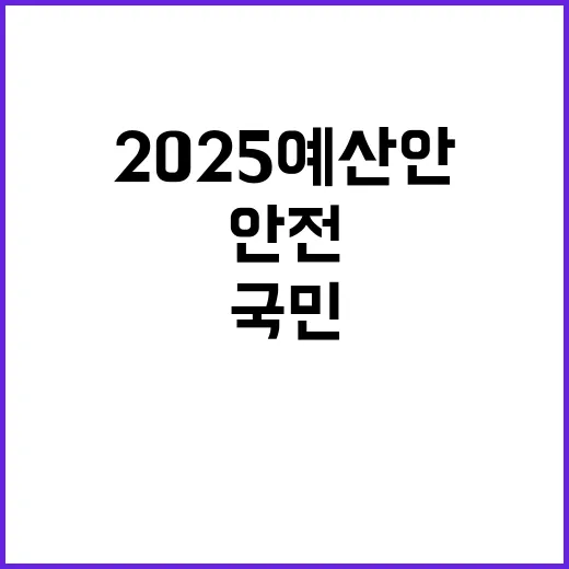 국민 안전 2025…