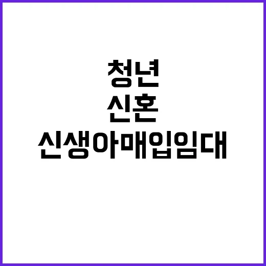 청년 신혼 신생아 매입임대주택 3383호 입주 모집 시작!