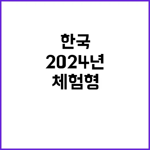 2024년 하반기 체험형 청년인턴 모집 공고