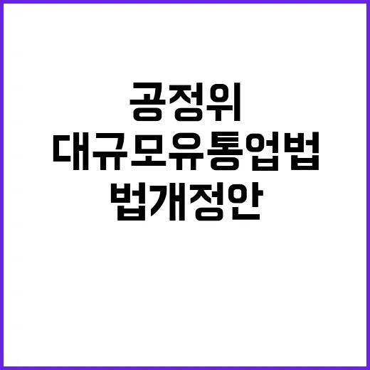 공정위 대규모유통업…