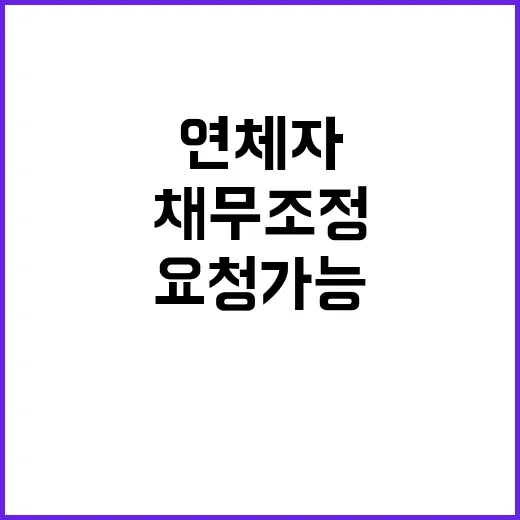 채무조정 연체자들 …