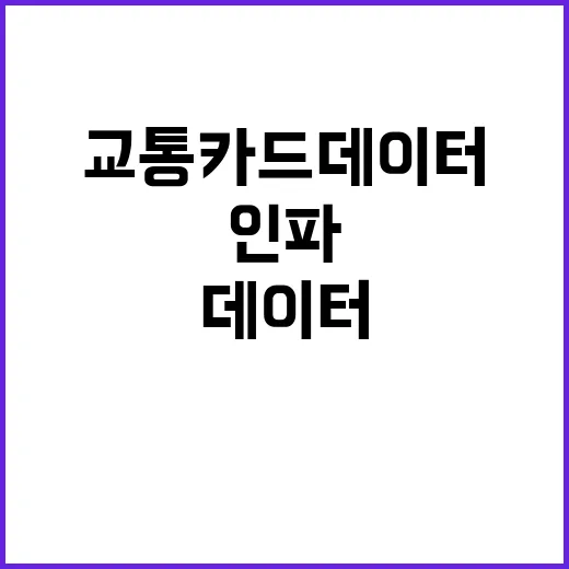 교통카드 데이터로 …