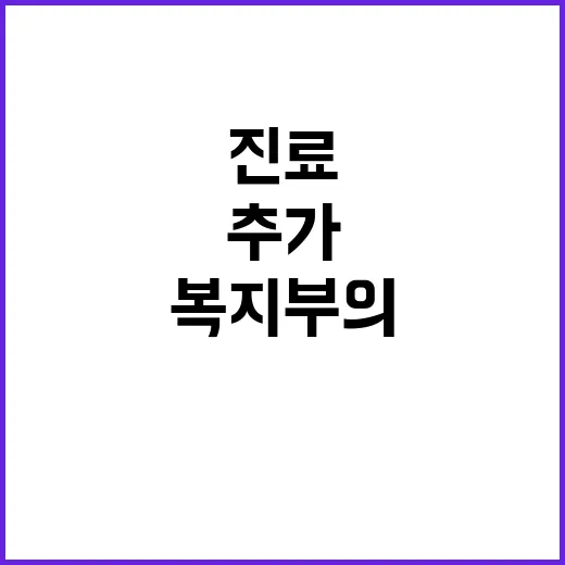 필수진료 복지부의 추가 예비비 검토 사실은?