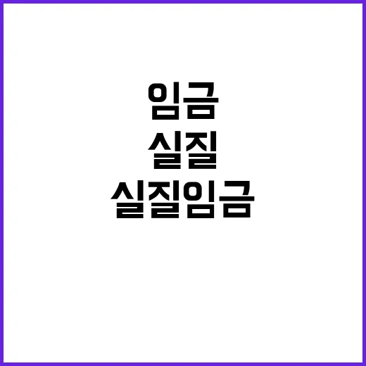 실질임금 증가 기재부의 놀라운 예측 공개!