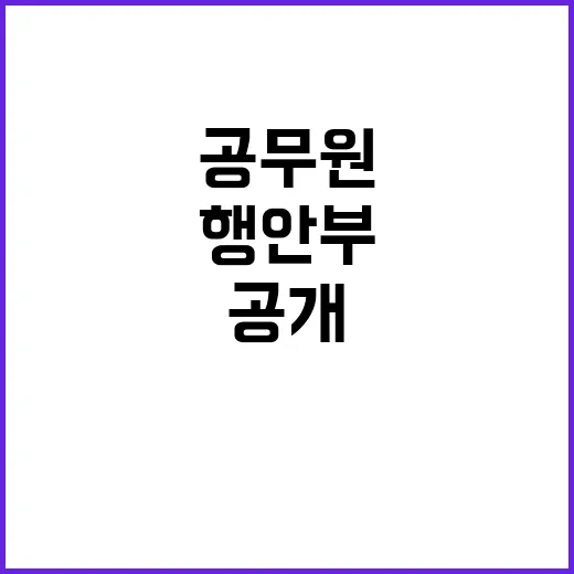 “행안부 공무원 익…