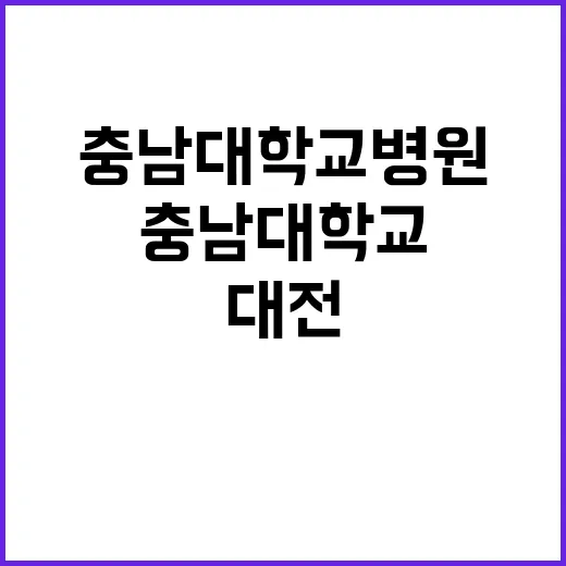 충남대학교병원 비정…