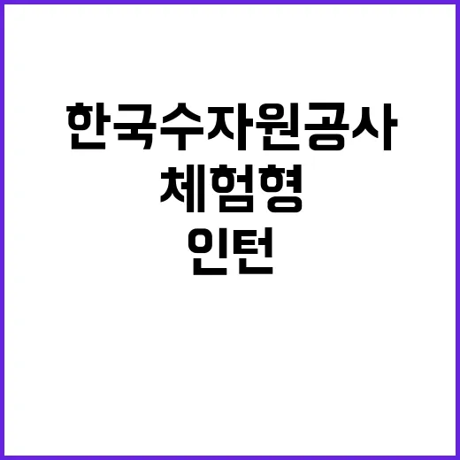 한국수자원공사 청년…