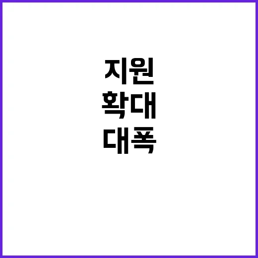 어려운 분들 지원 …