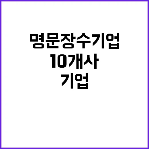 명문장수 기업 금성…