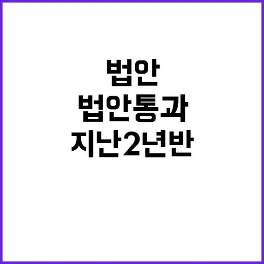 법안 통과 “지난 …