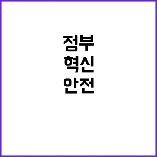 안전 정부와 지자체…