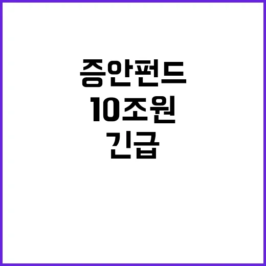 증안펀드 정부의 1…