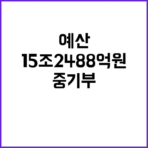 예산 늘림 중기부 …