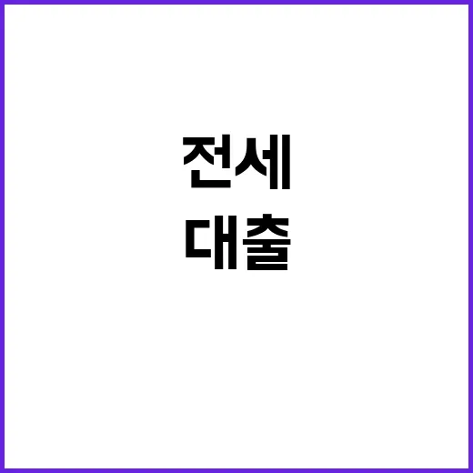 전세대출 DSR 금…