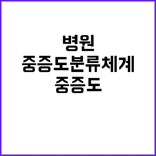 복지부 치과병원 중증도 분류체계 개편 발표!