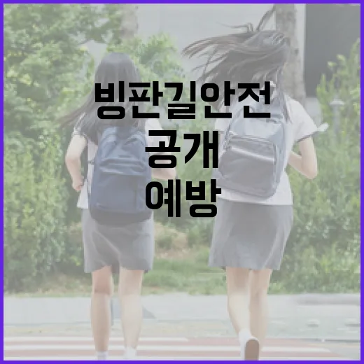 빙판길 안전법 쉽게 예방하는 방법 공개!