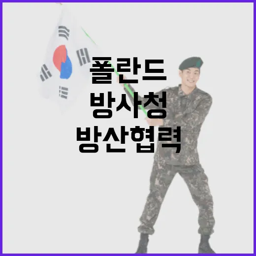 방사청의 한폴란드 방산협력 정상적으로 진행 중!