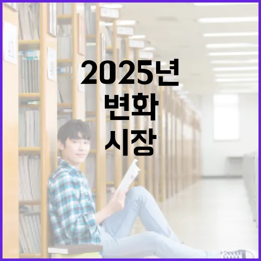 2025년 변화와 혁신이 기다리는 시장!