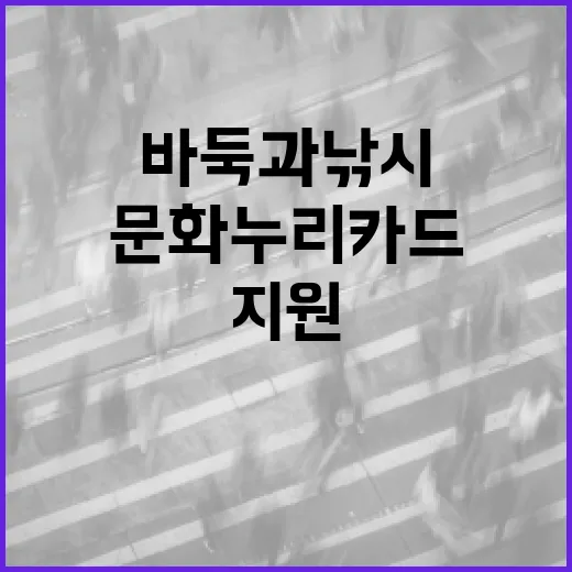 문화누리카드 지원 …